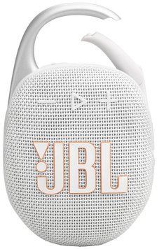 Портативна колонка JBL Clip 5 White JBLCLIP5WHT фото