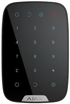 Бездротова сенсорна клавіатура Ajax KeyPad Jeweller Чорна 000005653 фото