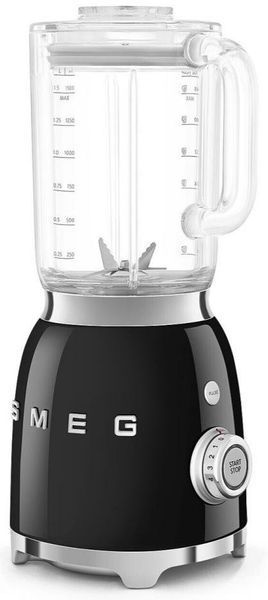 Блендер стаціонарний Smeg Retro Style Black BLF03BLEU фото