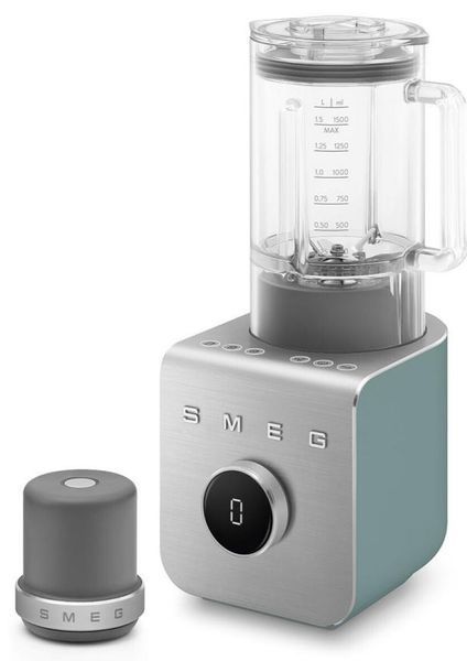 Блендер стаціонарний Smeg High-Performance With Vacuum Pump Emerald Green BLC02EGMEU фото