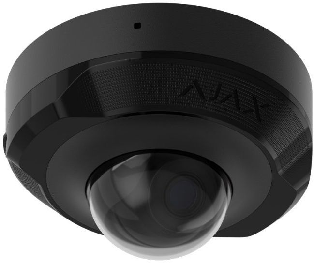 Дротова охоронна IP-камера Ajax DomeCam Mini (8 Mp/2.8 mm) Чорна 000039328 фото