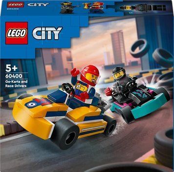 Конструктор LEGO City Картинг і гонщики 60400 фото
