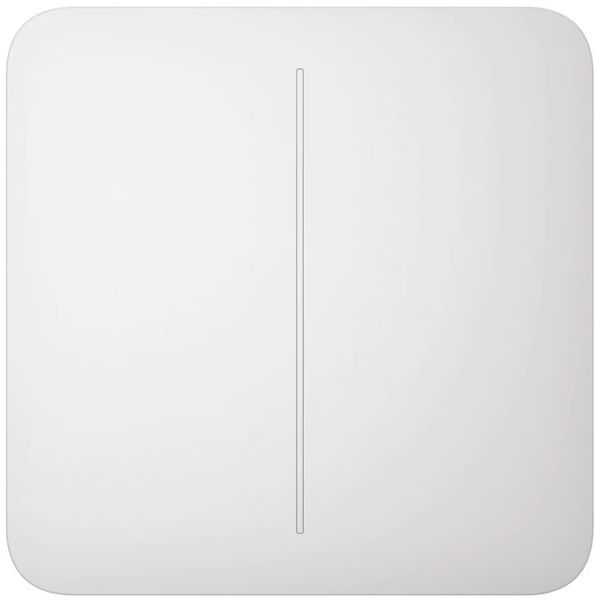 Вимикач Ajax LightSwitch 2-клавішний Білий 0000387840 фото