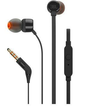Гарнітура вакуумна JBL T110 Black JBLT110BLK фото