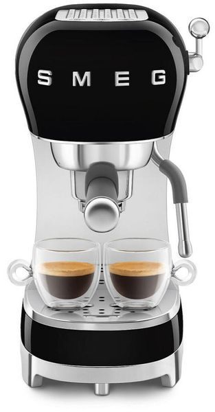 Ріжкова кавоварка Smeg Retro Style Black ECF02BLEU фото