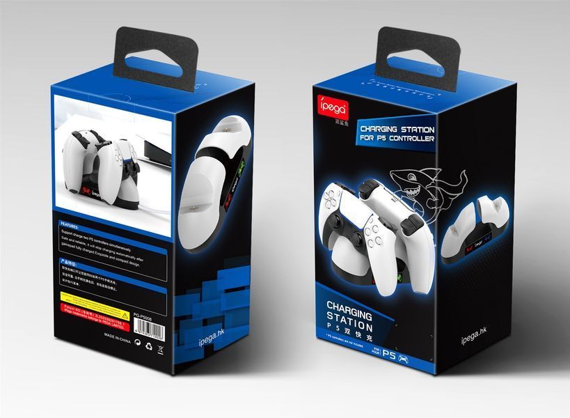 Зарядна станція iPega для геймпадів DualSense PlayStation 5 PG-P5008 фото