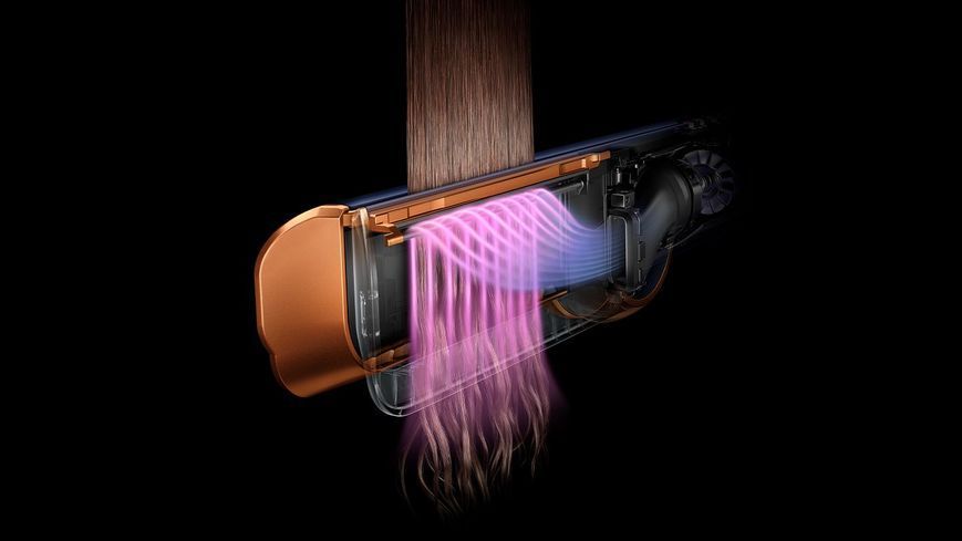 Випрямляч для волосся Dyson Airstrait Prussian Blue/Rich Copper 408215-01 фото