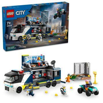 Конструктор LEGO City Пересувна поліцейська криміналістична лабораторія 60418 фото