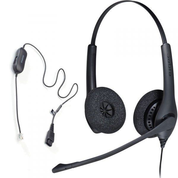 Гарнітура накладна Jabra BIZ 1500 Duo QD NC EMEA 1519-0154 фото