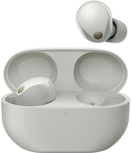 Гарнітура вакуумна Sony WF-1000XM5 TWS Bluetooth, Silver WF1000XM5S.CE7 фото