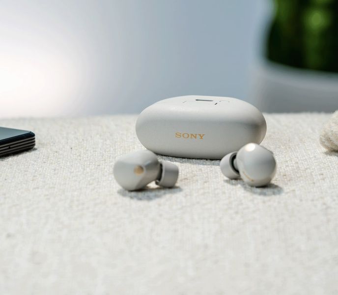 Гарнітура вакуумна Sony WF-1000XM5 TWS Bluetooth, Silver WF1000XM5S.CE7 фото