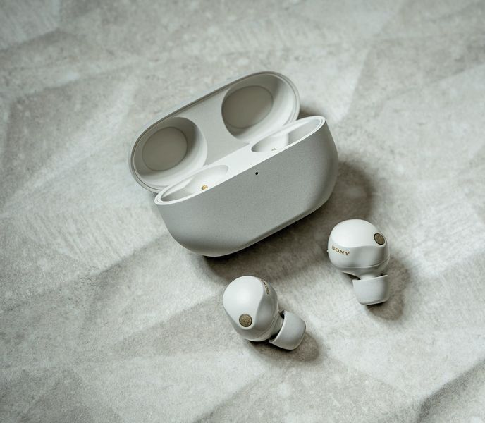 Гарнітура вакуумна Sony WF-1000XM5 TWS Bluetooth, Silver WF1000XM5S.CE7 фото