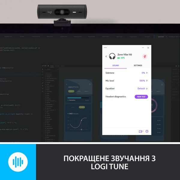 Гарнітура накладна Logitech Zone Vibe 100 Bluetooth, Graphite 981-001213 фото
