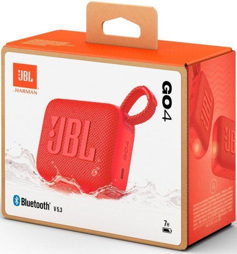 Портативна колонка JBL Go 4 Red JBLGO4RED фото