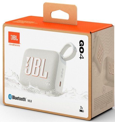 Портативна колонка JBL Go 4 White JBLGO4WHT фото