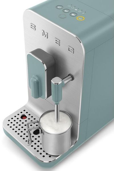 Кавомашина автоматична Smeg Coffee Machine With Steam Wand Emerald Green BCC12EGMEU фото