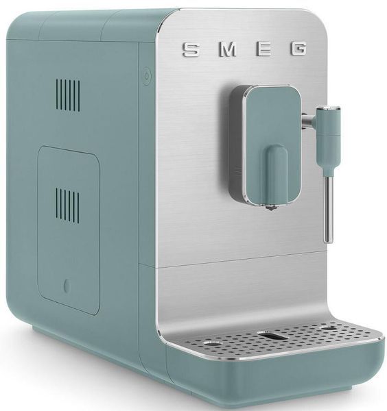 Кавомашина автоматична Smeg Coffee Machine With Steam Wand Emerald Green BCC12EGMEU фото