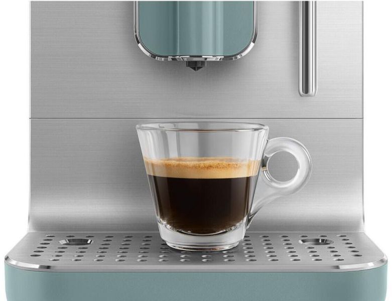 Кавомашина автоматична Smeg Coffee Machine With Steam Wand Emerald Green BCC12EGMEU фото