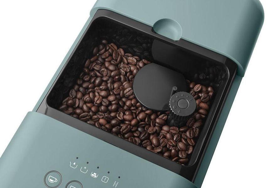 Кавомашина автоматична Smeg Coffee Machine With Steam Wand Emerald Green BCC12EGMEU фото