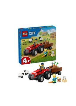 Конструктор LEGO City Червоний фермерський трактор із причепом і вівцями 60461 фото