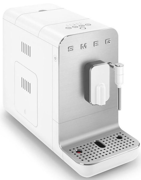 Кавомашина автоматична Smeg Coffee Machine With Steam Wand White BCC12WHMEU фото