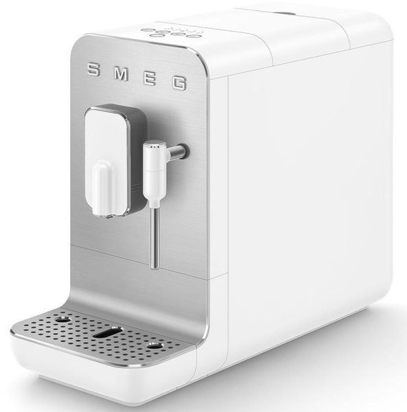 Кавомашина автоматична Smeg Coffee Machine With Steam Wand White BCC12WHMEU фото