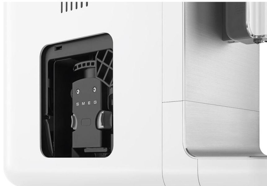 Кавомашина автоматична Smeg Coffee Machine With Steam Wand White BCC12WHMEU фото