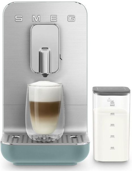 Кавомашина автоматична Smeg Coffee Machine With A Milk System Emerald Green BCC13EGMEU фото