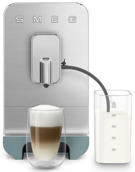 Кавомашина автоматична Smeg Coffee Machine With A Milk System Emerald Green BCC13EGMEU фото
