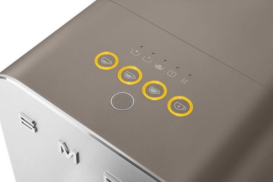 Кавомашина автоматична Smeg Coffee Machine Taupe BCC11TPMEU фото