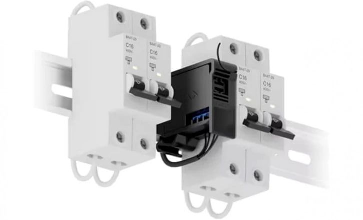 Тримач для фіксації Relay або WallSwitch на DIN-рейці Ajax DIN Holder Чорний 000027623 фото
