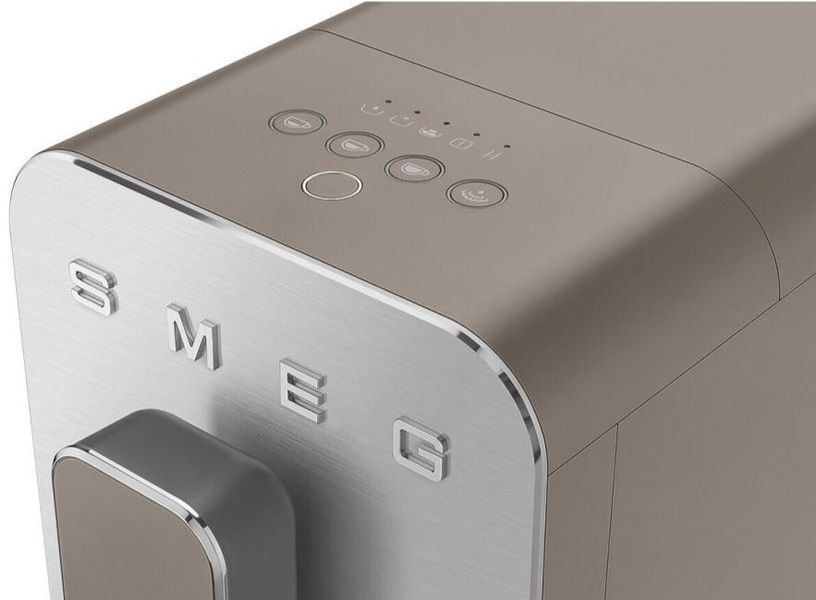 Кавомашина автоматична Smeg Coffee Machine With Steam Wand Taupe BCC12TPMEU фото