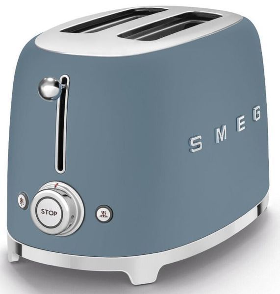 Тостер Smeg Retro Style Storm Blue TSF01SBMEU фото