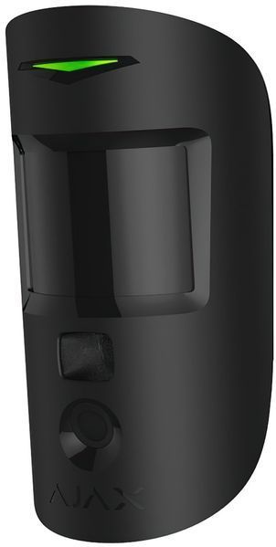 Бездротовий датчик руху Ajax MotionCam (PhOD) Jeweller з підтримкою фотоверифікації тривог; функцій &laquo;Фото за запитом&raquo; і &laquo;Фото за сценарієм&raquo; Чорний 000027928 фото