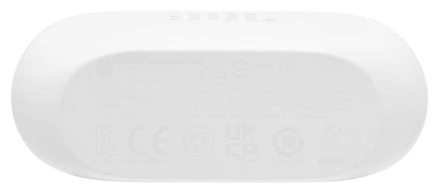 Гарнітура вакуумна JBL Wave Buds 2 TWS Bluetooth, White JBLWBUDS2WHT фото